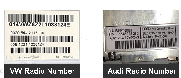 VW Audi Skoda Radio Decode Unlock Service (1)