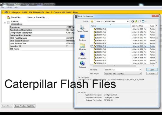 Caterpillar ECM ECU Flash Files