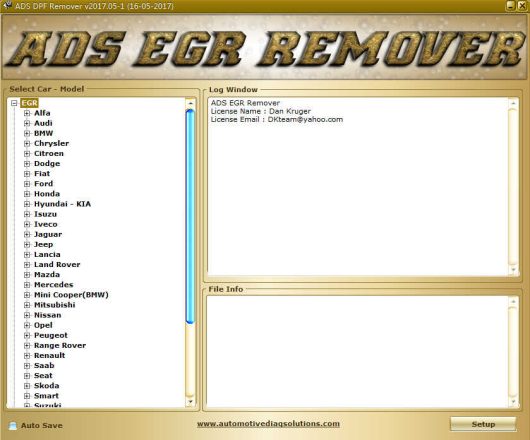 DPF EGR Lambda Remover Software