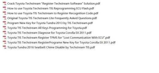 Toyota Techstream TIS User Video+PDF Guide-3