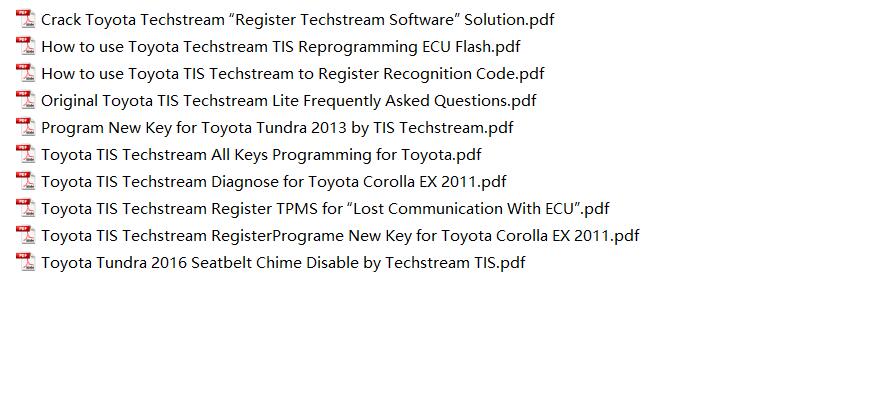 Toyota Techstream TIS User Video+PDF Guide-3