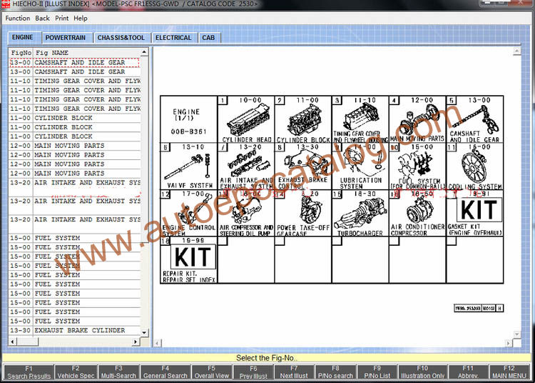 2017 HINO HIECHOII (Hino EPC System) Heavy/Medium Duty Download