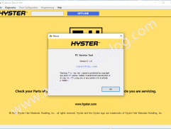 Hyster PC SERVICE Tool 5.16