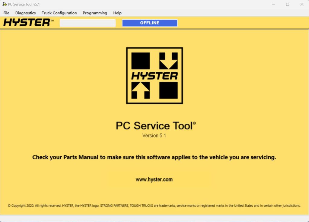 2023 Hyster PC Service Tool V5.1 Download & Installation Service