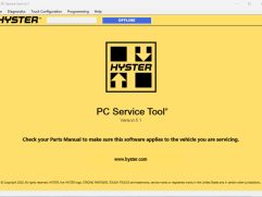 Hyster PC Service Tool v5.1