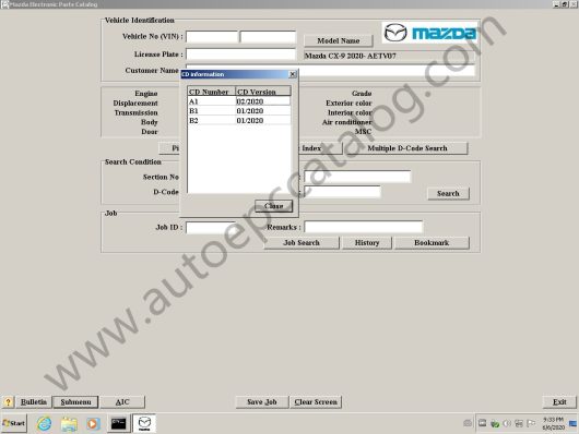 [03.2022] Mazda EPC2 General+ Euro Parts Catalog All in One VMware - Image 2