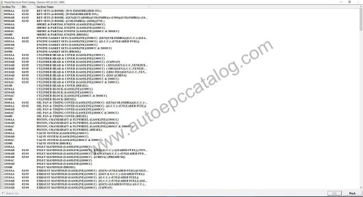 Mazda epc catalog