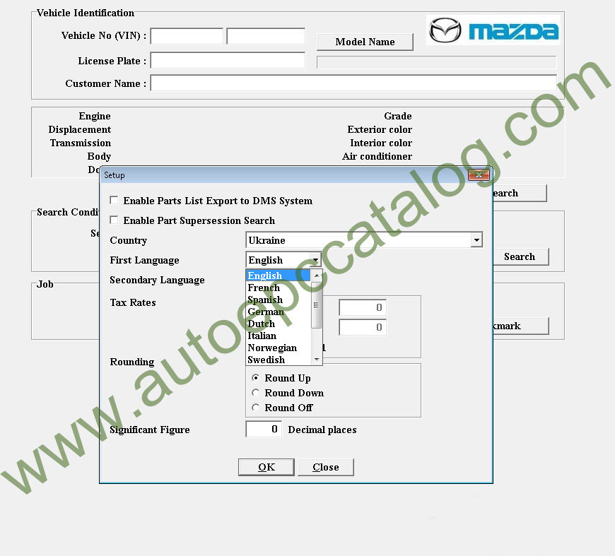 Mazda epc catalog