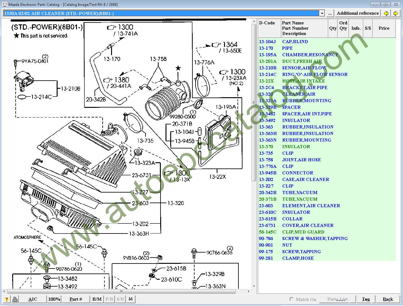 Mazda epc catalog