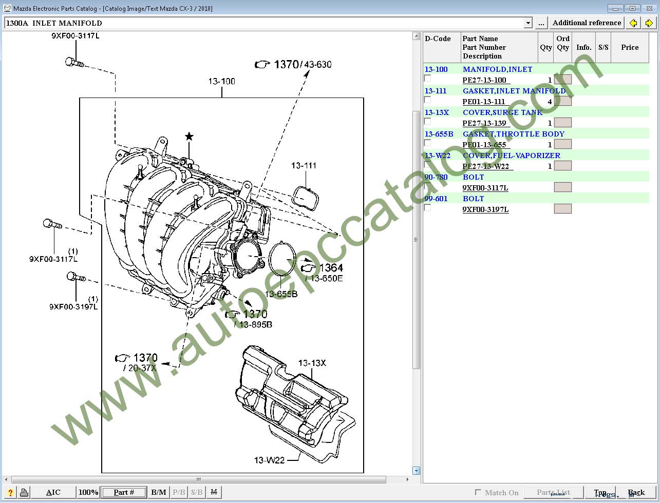 Mazda epc catalog