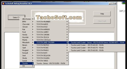 Tachosoft Airbag Resetter 6.4