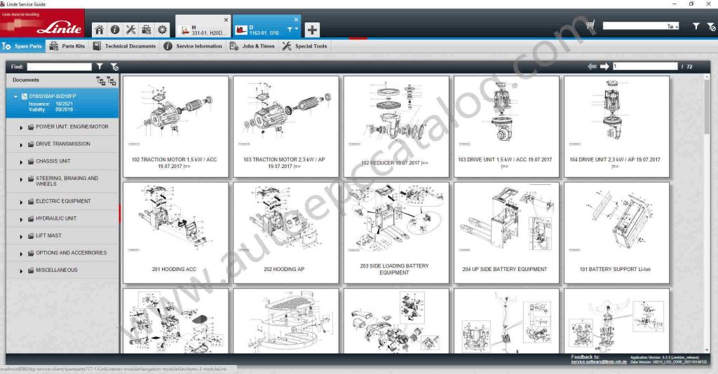 [10.2021] Linde Service Guide LSG V5.2.2 U0213 VMware Version