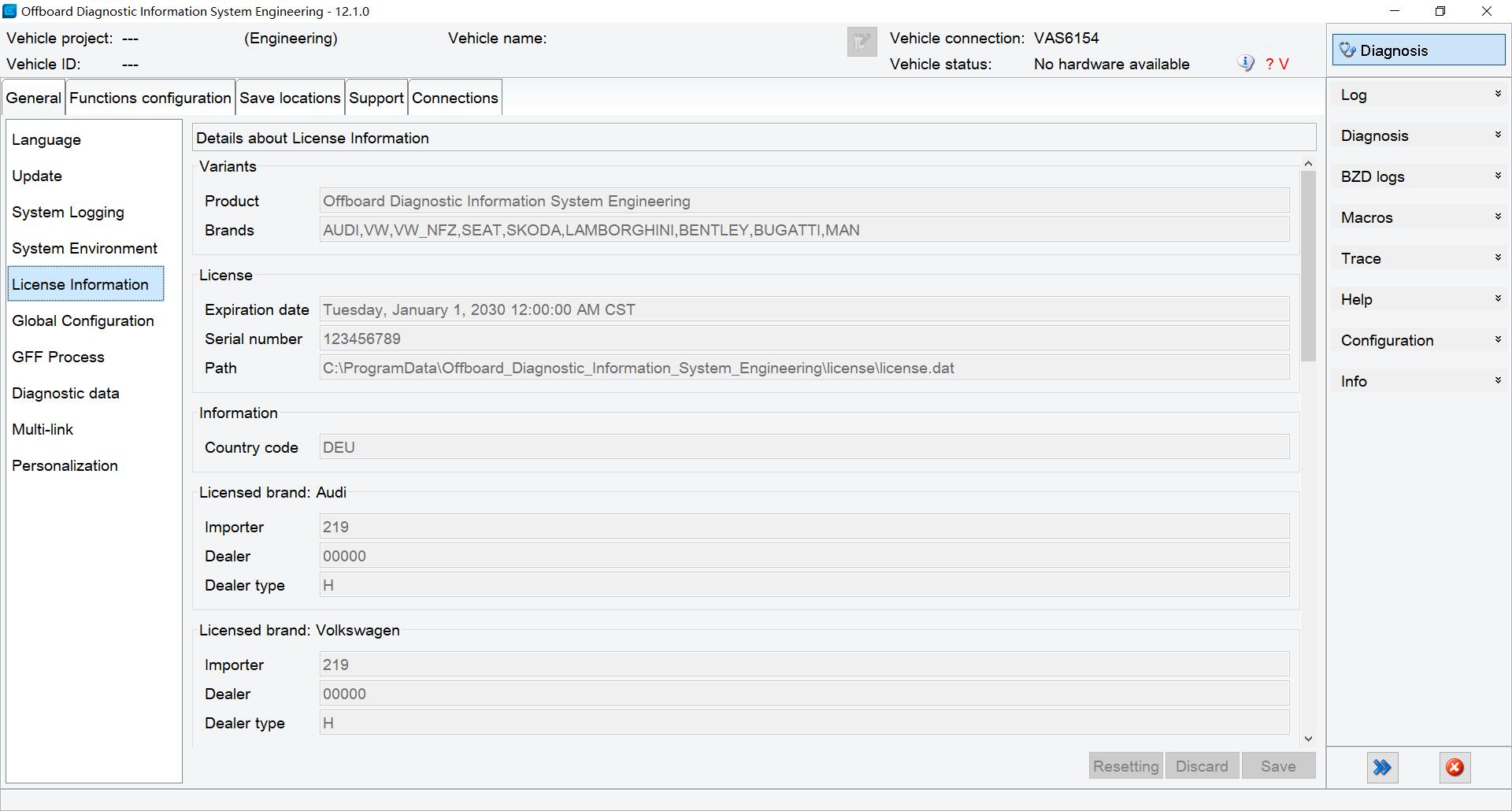 VAG ODIS 6.1.0 All Brands & ODIS-Engineering 12.1.0 Download ...