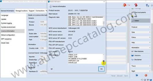 ODIS 23.0.5 and ODIS-E 17.0.1 2023.08 (8)