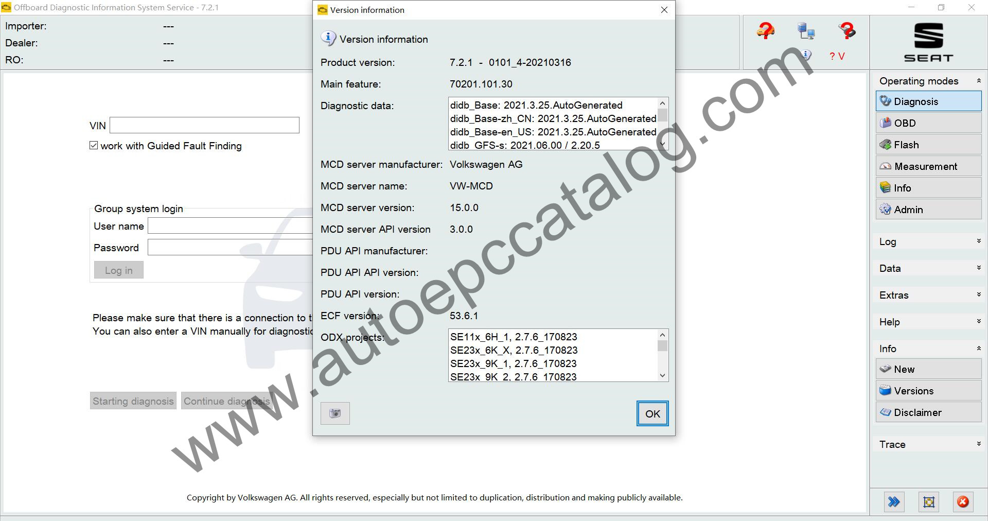 odis vw download odis vw download