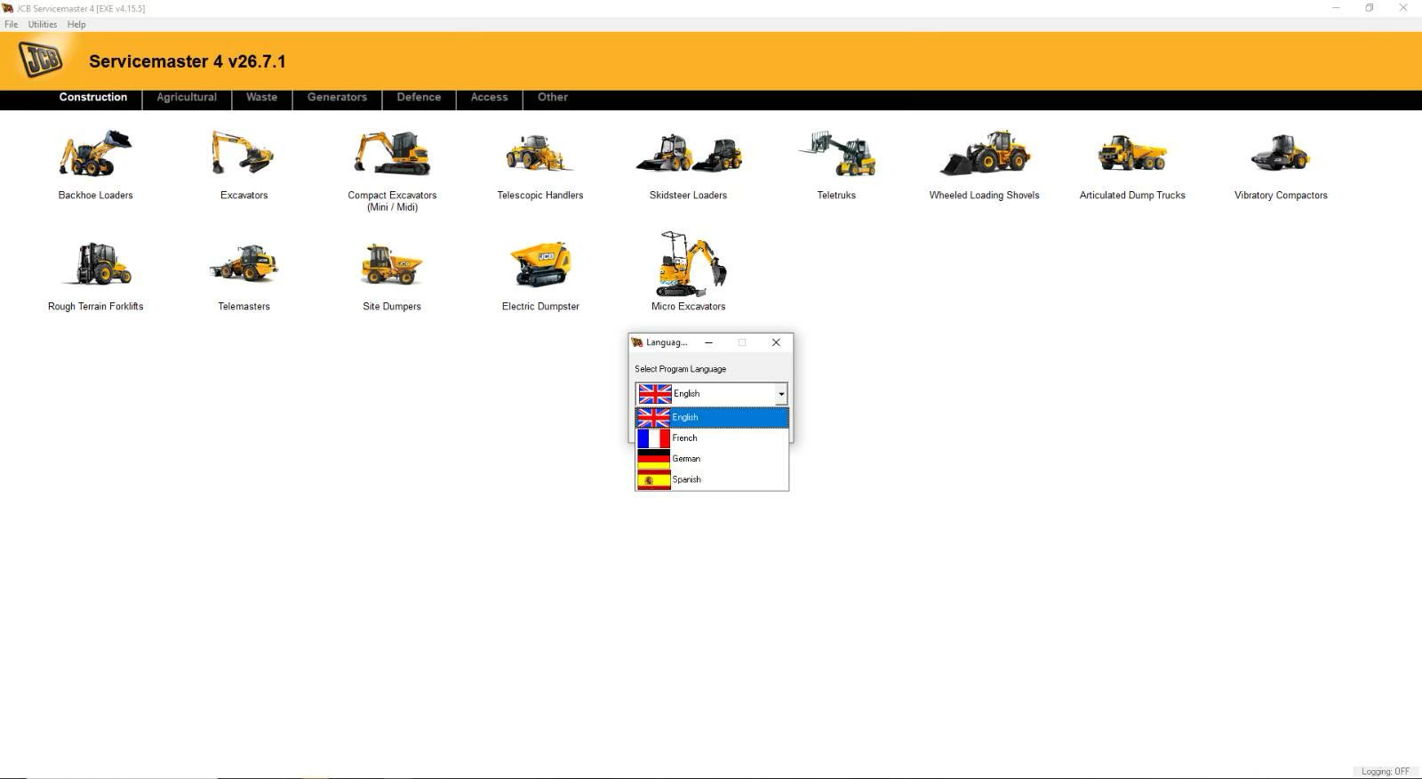 JCB ServiceMaster v26.7.1