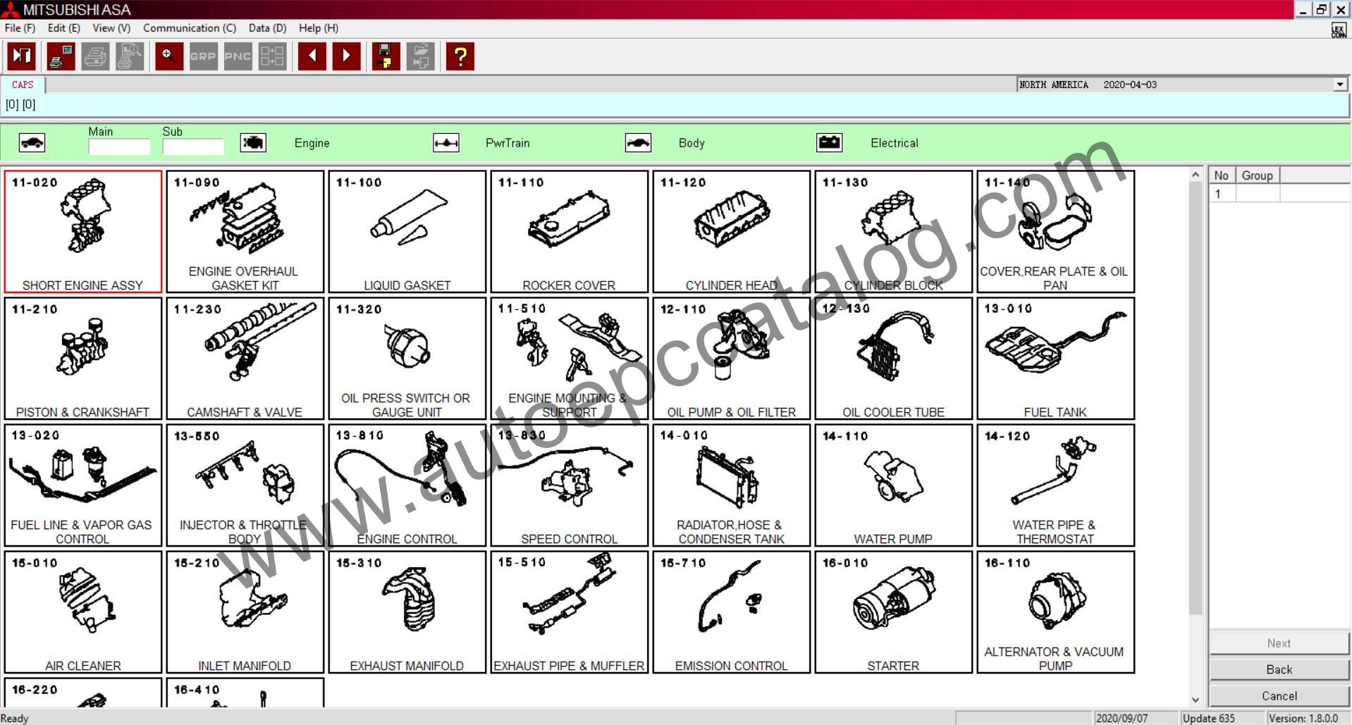 04.2020 Mitsubishi MMC ASA EPC Download & Installation Auto EPC