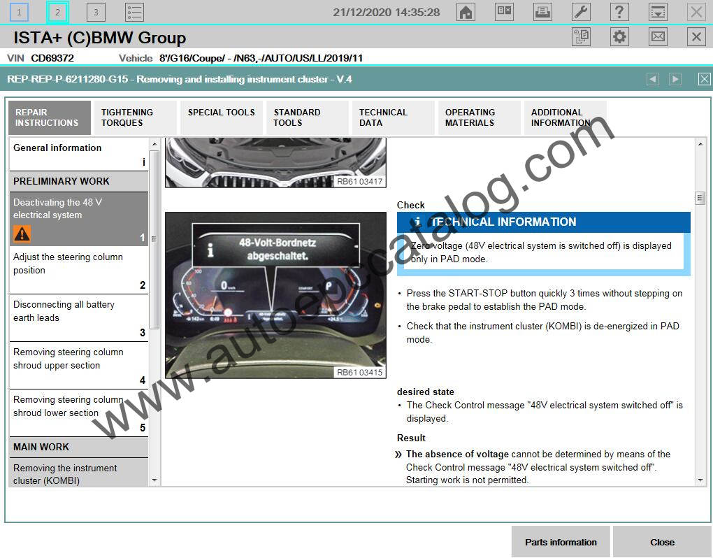 Bmw ista online