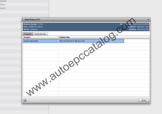 Suzuki EPC 05.2019 Spare Parts Catalog Download & Installation Service (1)