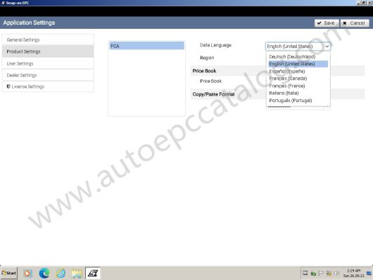 8 Language Select