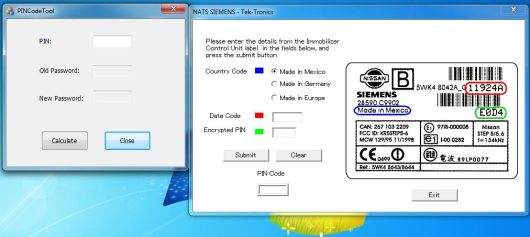 Nissan NATS PIN Code Calculator 2 in 1 Download