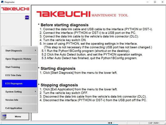 Kubota Takecu diagmaster