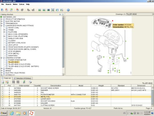 5 Still Steds Navigator Forklifts 8.21 R9 PartNum Select