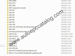 DAF Truck Workshop Service Manual PDF Update 2019 Download (1)