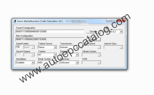 IVECO Alphanumeric Code Calculator (2)