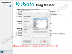 Kubota Diagmaster 2026.01.01