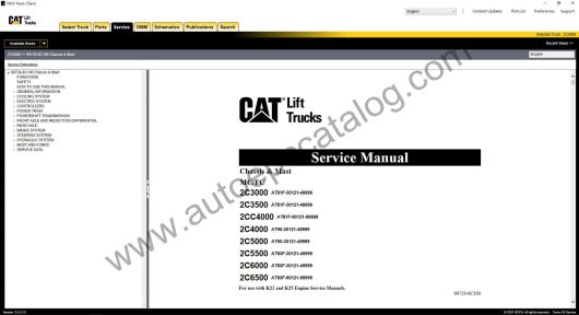 Caterpillar Forklift EPC MCFA+Service Manual Download & Installation (4)