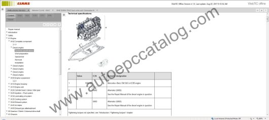 CLAAS Webtic Offline Repair and Service 08.2017 Download (2)