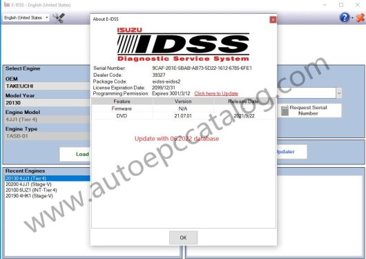 ISUZU E-IDSS Diagnostic Software 06.2022 (2)