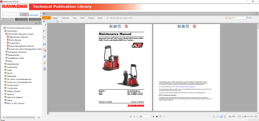 RAYMOND Forklift Technical Publication Library 2019 (4)