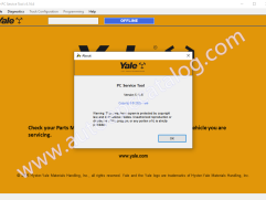 Yale PC Service Tool 5.16