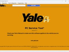 Yale PC Service Tool v5.1