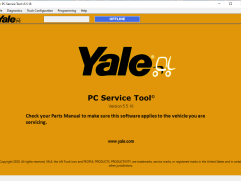 Yale Service Tool 5.5