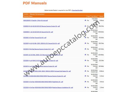 2020 JLG Lift Technical Library Service +Parts Manual PDF (3)