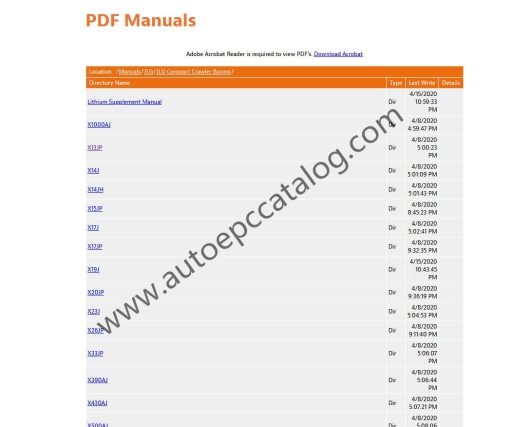 2020 JLG Lift Technical Library Service +Parts Manual PDF (4)