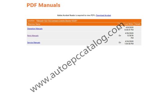 2020 JLG Lift Technical Library Service +Parts Manual PDF (5)