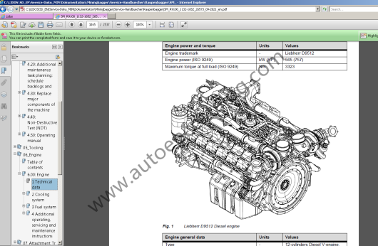 Liebherr Lidos Mining Parts & Service Manuals Offline VM Version (4)