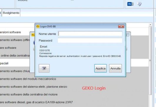 GEKO Login