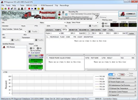 PFDiagnostic Software