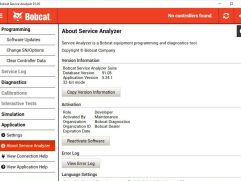 Bobcat Service Analyzer