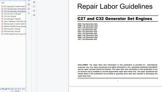 Caterpillar Machine Workshop Repair Labour Guide PDF Download (4)