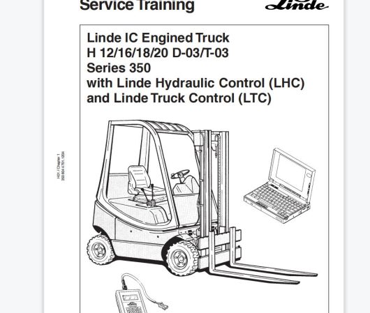 Linde Forklift Truck Service Manuals PDF 2018 Download (3)