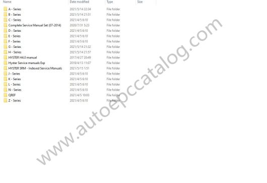 Hyster Workshop Repair Service Manual PDF 2016 Download (3)