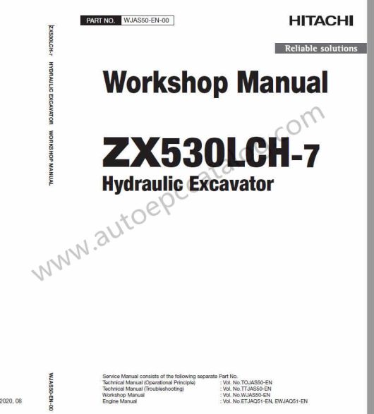 Hitachi Excavator ZX-7 Workshop manual 2021 (4)