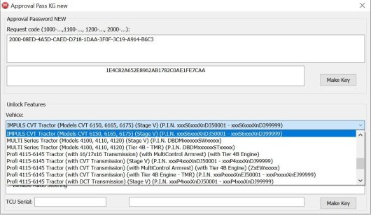 CNH Approval Password Generator for CASE NEW HOLLAND (1)