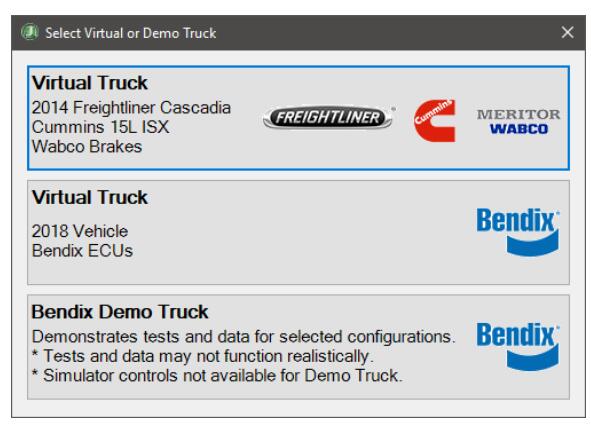 How to Bendix Virtual Truck Demo Connection Function (1)